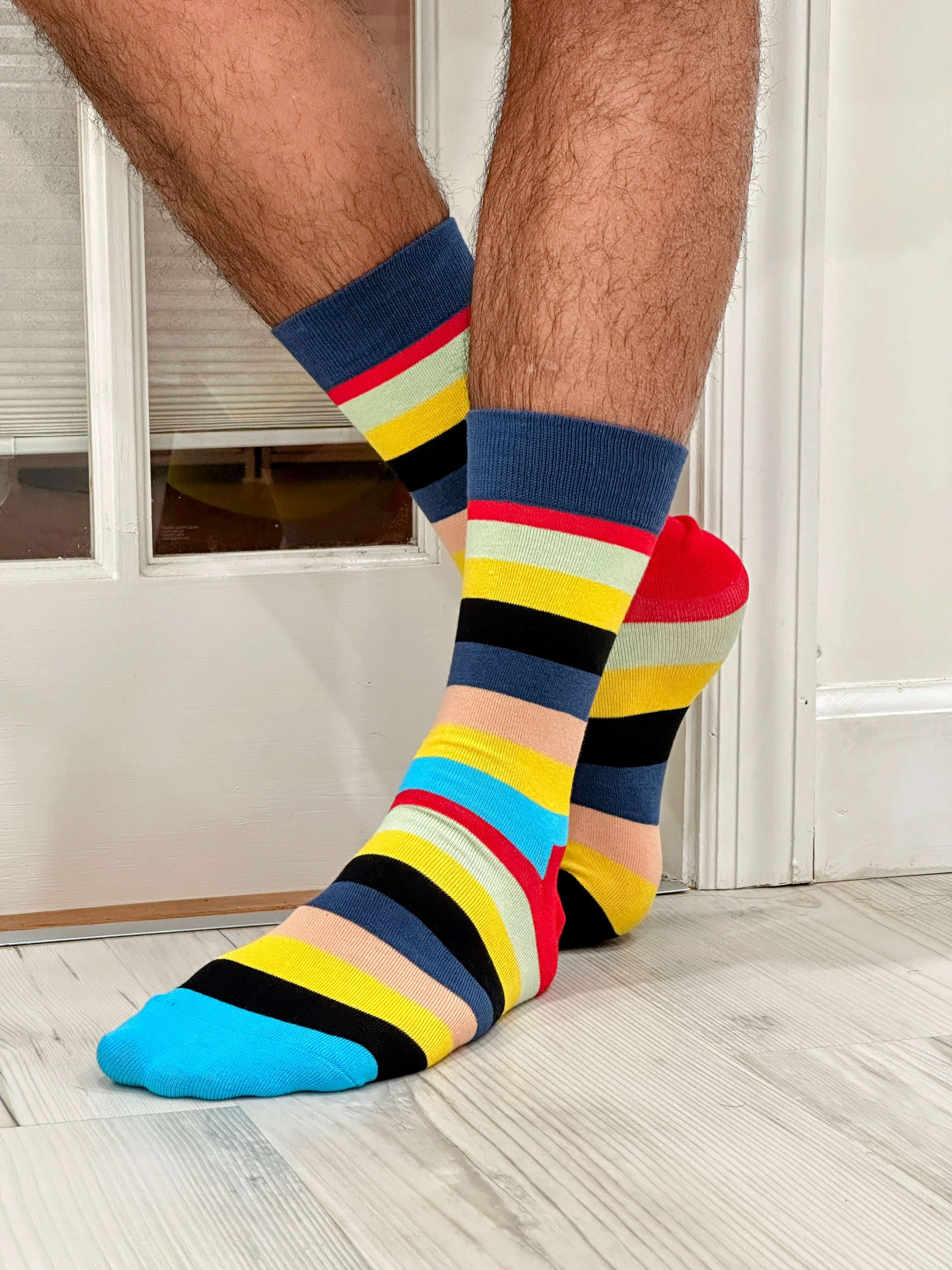 Vibrant Medley - Our collection of fashionable, comfortable socks will keep your feet happy all day long.