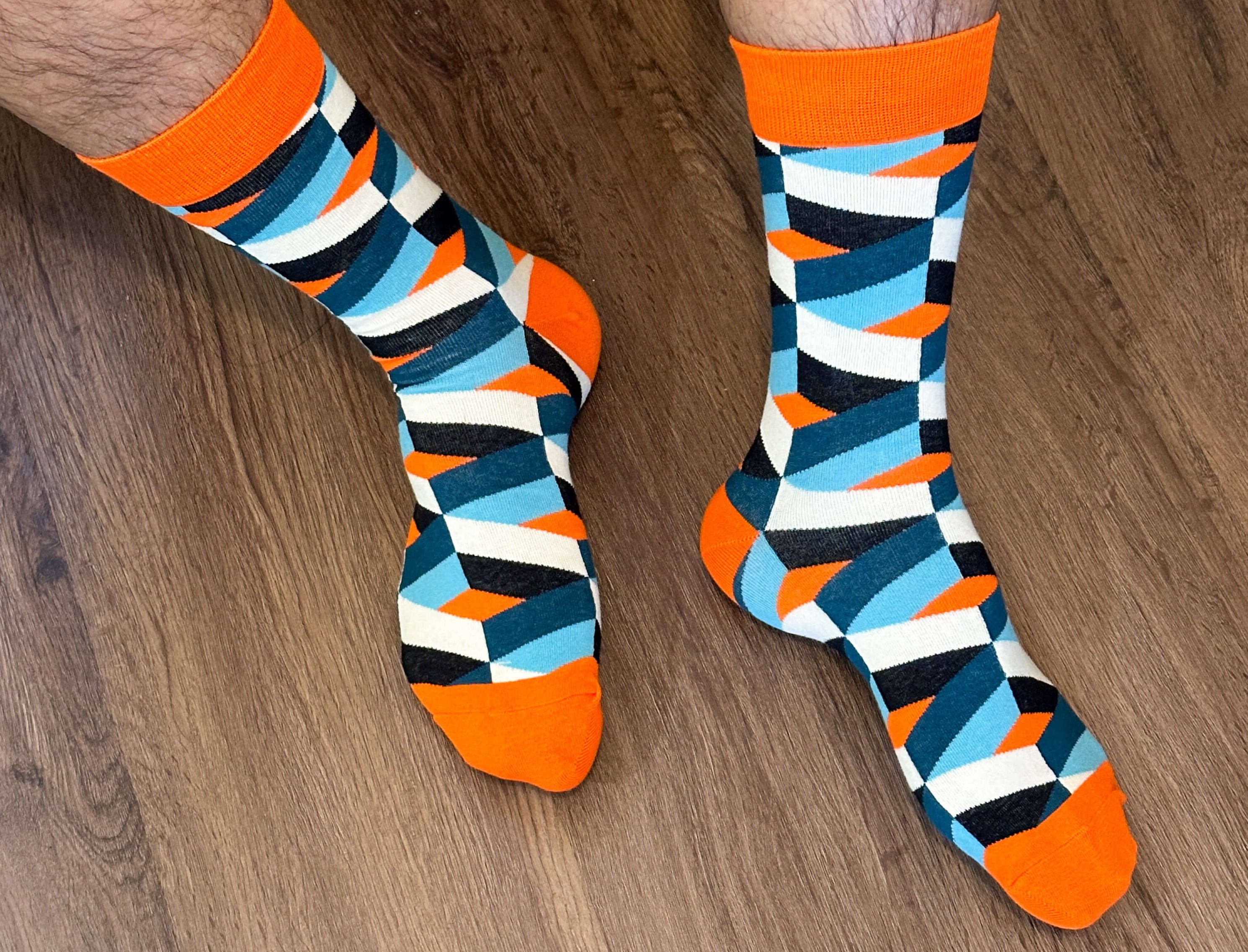 Tangerine Mosaic - Our premium, comfortable socks are designed to keep your feet stylish and cozy. Shop fashionable socks today!