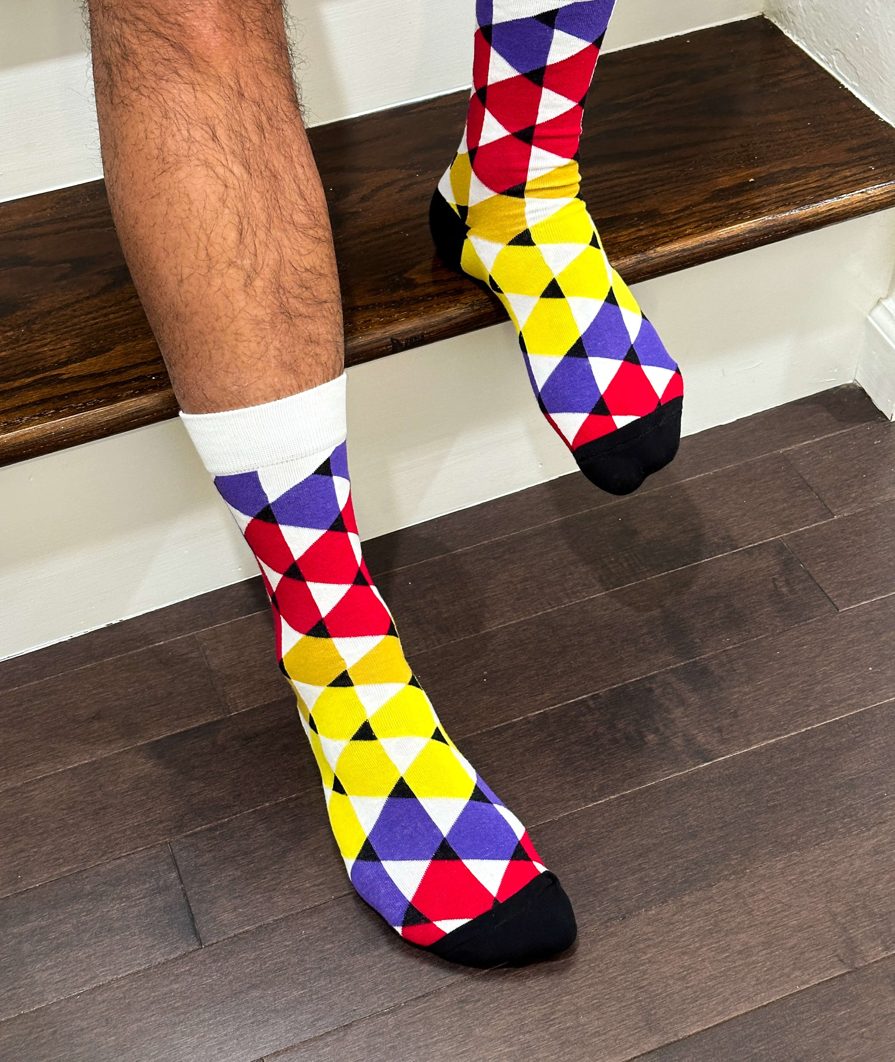 Modsoles Radiant Mosaic socks for a lively touch of color with unique patterns